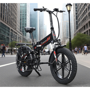 Bicicleta Eléctrica RANDRIDE de 20 Pulgadas, Motor Trasero de 48V 17AH 250W, Suspensión Completa, Neumáticos Anchos, Plegable de Aluminio - Product Image 2