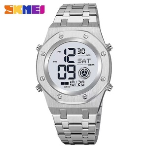 Chất lượng cao SKM lớn tấm tròn sinh viên thời trang thép dải Đồng hồ đa chức năng thể thao không thấm nước IP68 Đồng hồ điện tử - Product Image 6