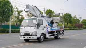 Mejor Precio de Fábrica, Camión Aéreo Hidráulico Isuzu de 27m, Vehículo de Trabajo en Altura Ligero de 28m para el Mercado Global - Product Image 4
