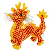 Peluche Dragon du Nouvel An Chinois, jouet en peluche doux, rembourrage en coton PP, 30 cm, décoration de fête unisexe