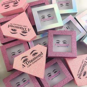 Коробка для упаковки ресниц с принтом и выдвижными блестками - Product Image 5