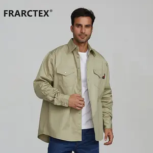 Workwear Manufacturer FRARCTEX Frc Mechanic Workwear Flame Resistant Oil Waterproof Shirt For Workers Uniform