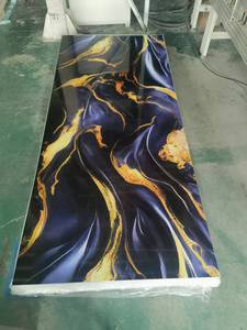 Hoja de mármol UV de PVC de nuevo diseño Panel de pared de mármol artificial fácil de instalar para decoración de interiores - Product Image 4