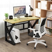 Bureau de Jeu Moderne Noir et Blanc Nouveau Design en Gros pour Bureau à Domicile Table d'Ordinateur Personnalisée