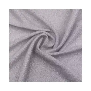High elasticity knit 4 way stretch metallic lurex spandex fabric for dancewear clothing textile custom elastic fashion ripstop