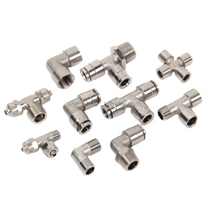 Raccords de tuyauterie filetés en <span class=keywords><strong>laiton</strong></span> de haute qualité NPT BSPT BSPP, adaptateur mâle-femelle, <span class=keywords><strong>coude</strong></span> à 90 degrés, raccords de transition - Product Image 3