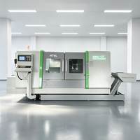 Tour CNC à banc incliné avec tourelle porte-outils BMT55 VDI 12T FANUC, modèle HT5MY, haute précision, usage moyen, DRC MACHINERY