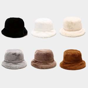 Chapeau Bob en Fausse Fourrure Multicolore de Haute Qualité, Livraison Rapide, Doux, Chaud, Chic, Décontracté, pour Quotidien, Extérieur, Hiver, Pêche, Ski, Voyage - Product Image 1