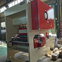 Machine à perforer automatique pour carreaux de plafond en gypse Panneau en verre de magnésium Oeillet Panneau en plâtre Trou Making Machine PLC Core