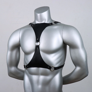Fetish Gay abbigliamento Rave in pelle sessuale petto uomo imbracatura cinture <span class=keywords><strong>BDSM</strong></span> Bondage Bondage Bondage <span class=keywords><strong>Lingerie</strong></span> - Product Image 5