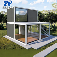Casa contenedor prefabricada, modular, portátil, integrada, desmontable, de estilo chino.