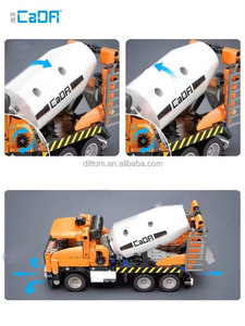 CaDa C65021 Ensembles de blocs de construction pour mini camion bétonnière Voiture d'ingénierie de construction de camion à agitation - Product Image 5