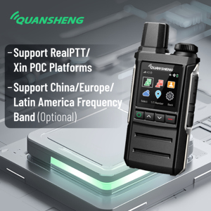 Radio réseau QUANSHENG IP-Q1, très vendue, radio PTT POC 4G LTE avec double <span class=keywords><strong>carte</strong></span> SIM, talkie-walkie longue portée avec certification CE - Product Image 4