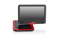 Écran LED KCR 10,1 pouces 720P PAL/NTSC/SECAM, batterie rechargeable portable pour lecteur, utilisation en extérieur