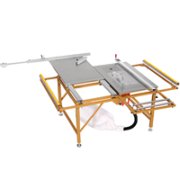 Scie à table pour le travail du bois, établi dédié, scie à table coulissante de précision, scie multifonctionnelle
