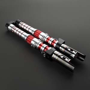 Sabre laser Nexussabers Dark Rey Heavy Dueling, poignée en métal, swing fluide, double poignée, <span class=keywords><strong>épée</strong></span> laser pour les combats de cosplay <span class=keywords><strong>Star</strong></span> <span class=keywords><strong>Wars</strong></span> - Product Image 5