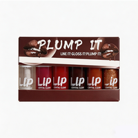 Lot de 6 brillants à lèvres liquides ultra-brillants, repulpants, hydratants et longue tenue – Kit de rouges à lèvres en gros avec logo personnalisé et marque privée