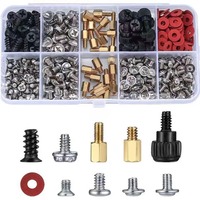 Kit de vis et boulons de montage pour boîtier d'ordinateur, disque dur, ventilateur, carte mère, alimentation, serveur, HDD, PSU, PCI, réparation DIY, 360/228 pièces