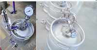 Fût de Fermentation en Acier Inoxydable 30L 50L 100L 120L 150L 200L, Fût de Brasserie et Cuve de Brassage Personnalisables