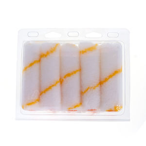 Rouleau de <span class=keywords><strong>peinture</strong></span> en microfibre, <span class=keywords><strong>mini</strong></span> manches à roulettes 4 pouces, 1/2x4 pouces, 10 unités - Product Image 3