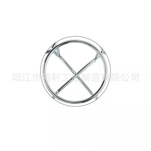 Grille de cuisson pour poulet en acier inoxydable 15x15x6,5 cm pour barbecue, cuisson, pâtisserie, utilisation en extérieur, forme ronde HX-A009 - Product Image 3