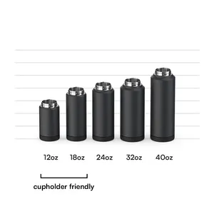 New Design 32oz Stainless Steel Vacuum Wide Mouth Water Bottle With Silicon Sleeve
