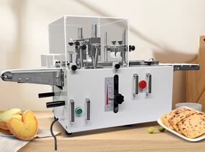 Rebanadora de galletas de arándano comercial, galletas congeladas automáticas, pegamento para ocultar el culo, pastel de arroz, Chocolate, huevo, tarta, máquina cortadora de cáscara - Product Image 2