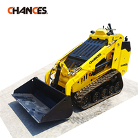 Mini-chargeuse sur chenilles Kubota avec moteur diesel, conforme EPA, commande par joystick hydraulique, hydraulique importé