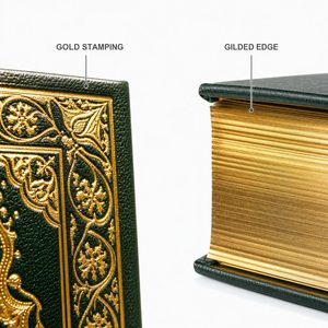 Servicios de Impresión de Corán con Dorado Personalizado, Impresión de Corán con Estampado Dorado con Escritura Árabe, Texto Original, Edición de Lujo - Product Image 3
