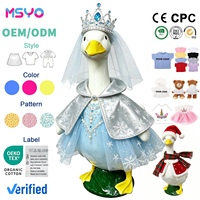 Vêtements pour oies MSYO, confortables, réfléchissants, en polyester, design classique et simple, imprimé, pour les fêtes de Noël