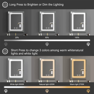 MIRO Personnalisé Led Illuminé Design Moderne En Aluminium Désembueur De Luxe LED Salle De Bains Médecine <span class=keywords><strong>Armoire</strong></span> <span class=keywords><strong>À</strong></span> Miroir - Product Image 2