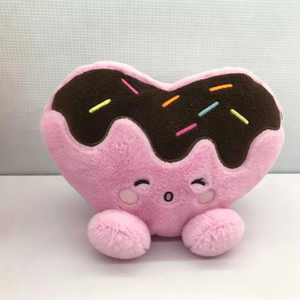 Peluche de donut en forma de corazón personalizado, peluche de donut, peluche de comida, peluche en forma de corazón - Product Image 3