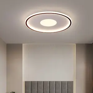 Lâmpada de teto superfície 18w 24w 36w 48w, painel led de alta qualidade, luz redonda para iluminação doméstica
