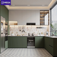 Cuisine modulaire sur mesure, ensemble complet d'armoires de cuisine provenant d'une usine chinoise