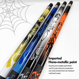 POINOS XP Series Black Technology Fibra <span class=keywords><strong>de</strong></span> carbono Pool Cue Stick Catbon Maple Shaft 13mm Rainbow Tip Bullet Joint Play Billiards - Product Image 6