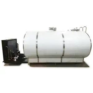 500L -20000 L capacidad 304/316 Tanque de enfriamiento de leche de acero inoxidable sanitario Fabricante de tanques de aislamiento de refrigeración