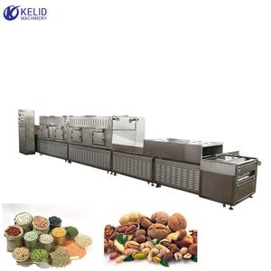 Gıda işleme mikrodalga kurutma sterilizasyonu için 24h sürekli çalışma endüstriyel mikrodalga fırın tünel tipi konveyör bant - Product Image 3