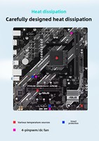 B550M K B550 Ultra Durable Motherboard mit digitaler VRM-Lösung, PCIe 4.0 X16-Steckplatz, zwei PCIe 4.0 M.2-Anschlüssen