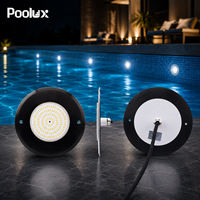 Projecteur LED RGB pour piscine IP68 316SS DC12V, rond, mural, plat, submersible
