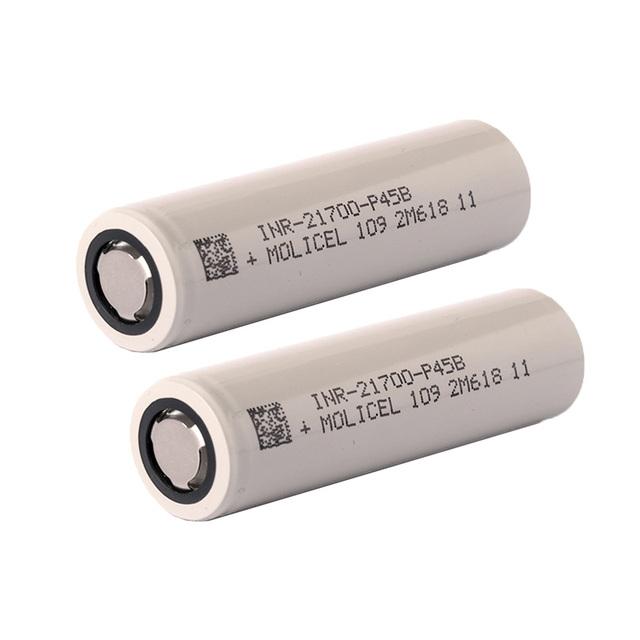 High Power Molicel 21700 INR21700 P45B 4500mAh 45A P50B 5000mAh 50A Low Temperature Rechargeable Lithium Ion FPV Drone Battery