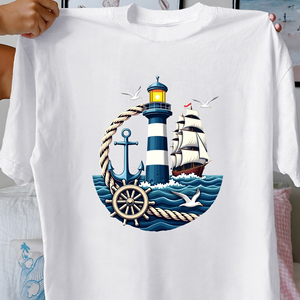 Camiseta básica clásica con cuello redondo, camiseta con cuello redondo de tacto suave de algodón. - Product Image 4