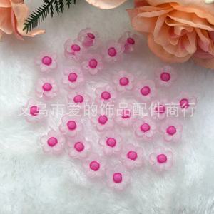Flower Shape Acrylic Beads 12.5mm For <b>Bracelet</b> Making DIY Accessories Opp Bag Packaging - Product Image 4