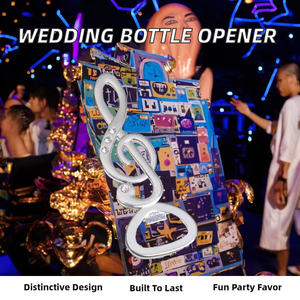 Nuevo Abrebotellas de Cerveza Creativo y Personalizado de Metal Moderno Europeo para Regalos Pequeños de Boda - Product Image 2