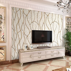 Samt Tapete Wand beschichtung Rollen 3D PVC Tapete Wildleder Wand Wohnkultur 3D Wand verkleidung Classic Textile Wallpaper - Product Image 5