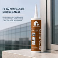 Scellant silicone FEIDU'S HOME FD-222 résistant à la chaleur et au froid, imperméabilisation pour la construction, les toits, les fenêtres, le verre, les joints intérieurs