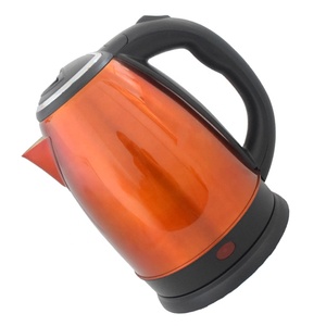 Orange <b>Kettle</b> Stainless Steel Body High Quality 1.8L Cordless Boil-Dry Hotel Use Automatic Shut-off - Product Image 2
