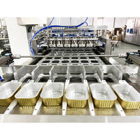 LG-QGF300 la nouvelle machine de scellage de plateau en aluminium de scellage de plateau de restauration rapide de scellage de plateau automatique à vendre