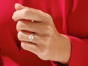 แหวนเพชรโมอิสชุบทองสีเงิน925แฟชั่นคุณภาพสูงแหวนหมั้นเพชรตลอดไปเครื่องประดับแหวนแต่งงาน - Product Image 3