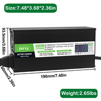 Chargeur de batterie de haute qualité 87.6V 10A avec écran d'affichage intelligent pour chargeur de batterie 24S 76.8V Lifepo4 72V Lifepo4