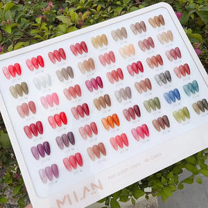 MILAN Suministros de Uñas al por Mayor Set de Esmalte en <span class=keywords><strong>Gel</strong></span> 36 Colores Nude Rosa Translúcido Jalea de Hielo Semi Permanente Removible - Product Image 5